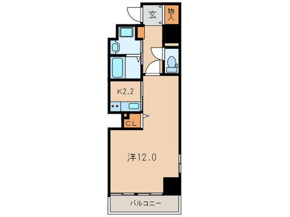 シェーナ下到津の物件間取画像